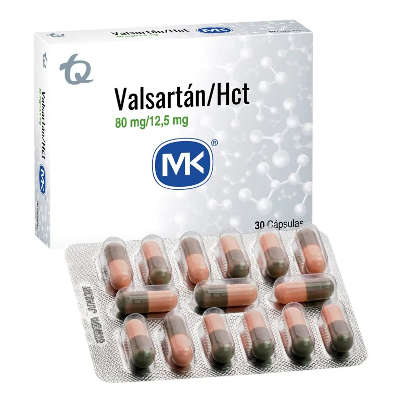 VALSARTAN 80 MG+HIDROC 12.5 MG 30 TBS MK - Imagen 1