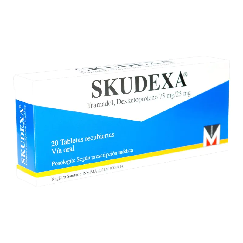 SKUDEXA 75/25 MG 20 TABLETAS - Imagen 1