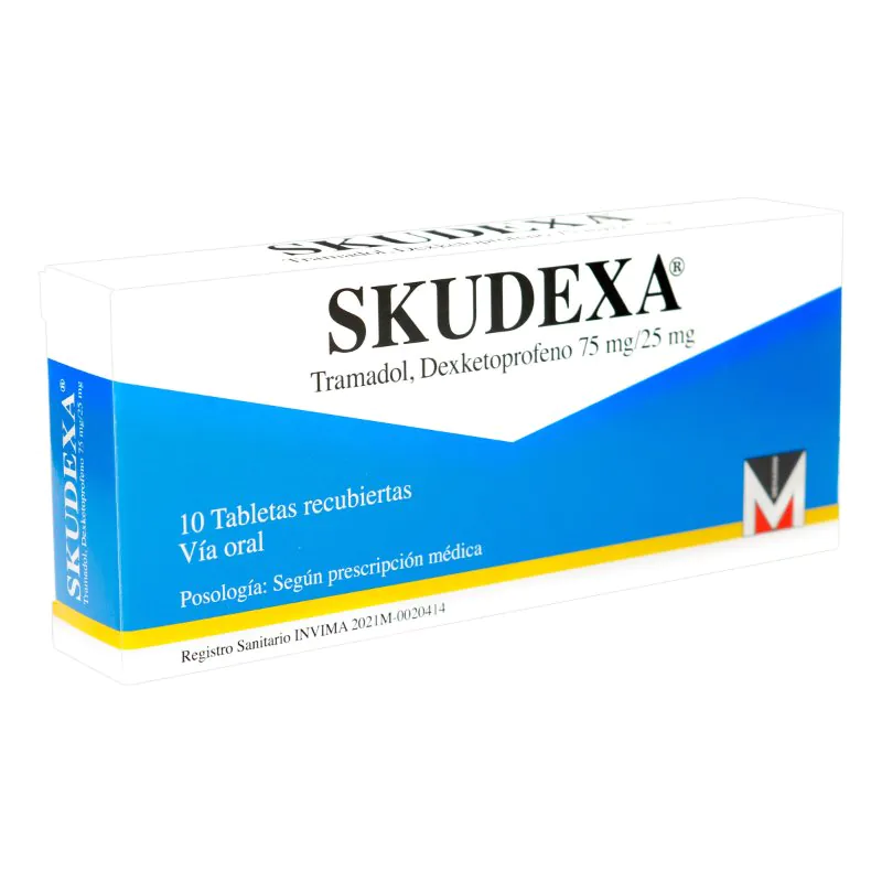 SKUDEXA 75/25 MG 10 TABLETAS - Imagen 1