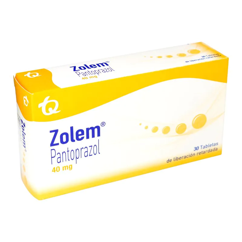 ZOLEM PANTOPRAZOL 40 MG 30 TBS - Imagen 1