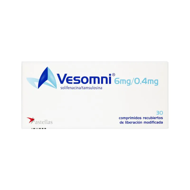 VESOMNI 4 MG/6 MG 30 TBS - Imagen 1