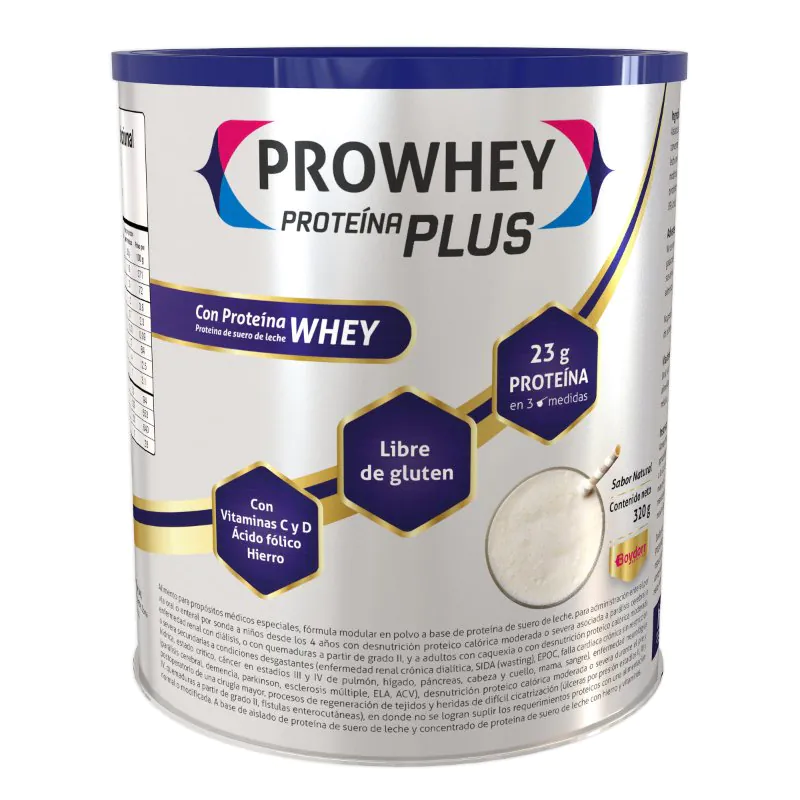 PROWHEY PLUS NATURAL 320 GR - Imagen 1