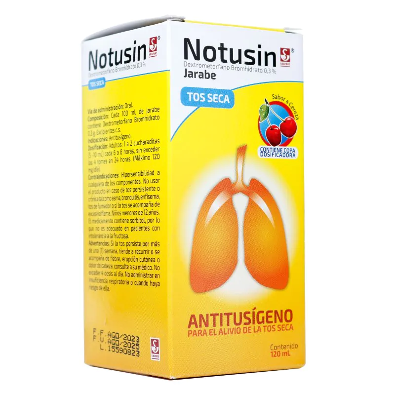 NOTUSIN TOS SECA 120 MILILITROS - Imagen 1