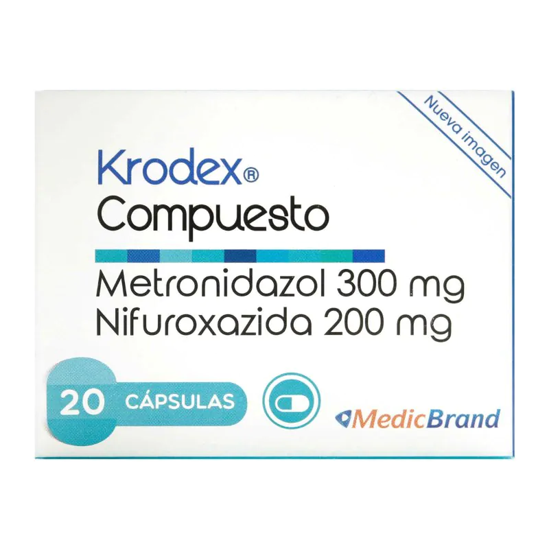 100028188 KRODEX COMPUESTO 300 MG 20 CAPSULAS - Imagen 1