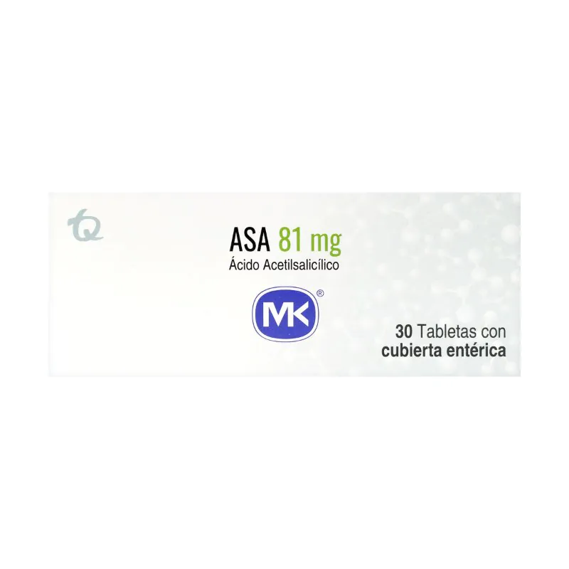 ASA 81 MG 30 TBS MK - Imagen 1