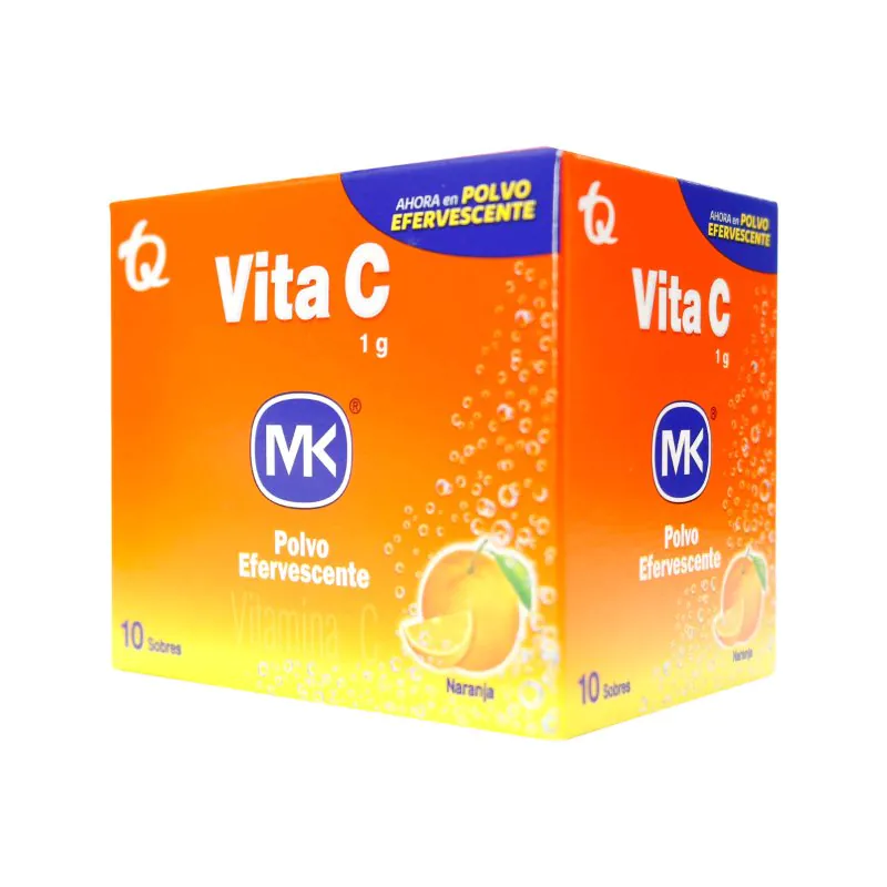 VITAMINA C EFERVECENTE 4GRS 10 SBS MK - Imagen 1