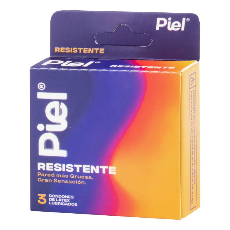 PRESERVA/CONDON PIEL RESISTENTE 3 UND - Imagen 1