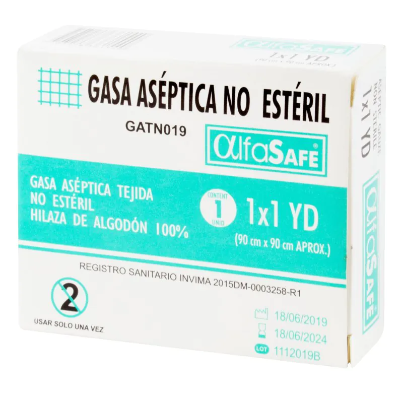 GASA ALFA ASEPTICA 1X1 - Imagen 1