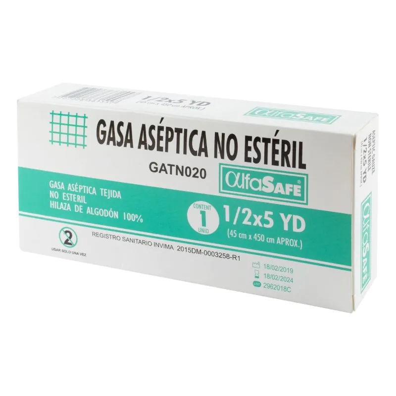 GASA ALFA ASEPTICA 1/2X5 - Imagen 1
