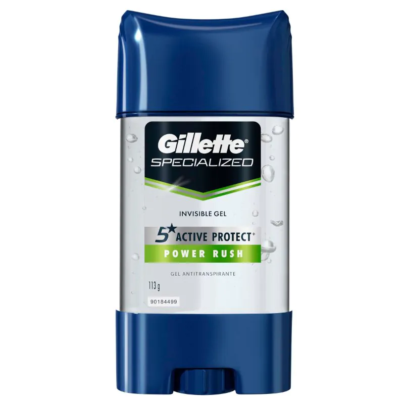 200017437 DTE.GILLETTE 3X GEL POWER RUSH 113 GR H - Imagen 1