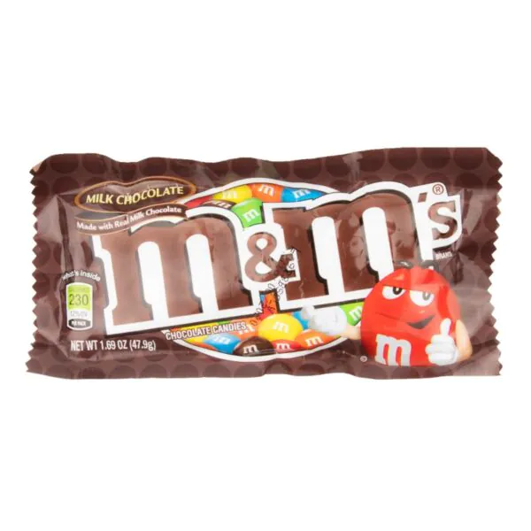 CHOCOLATE M Y M MILK PLAIN 48 GR - Imagen 1
