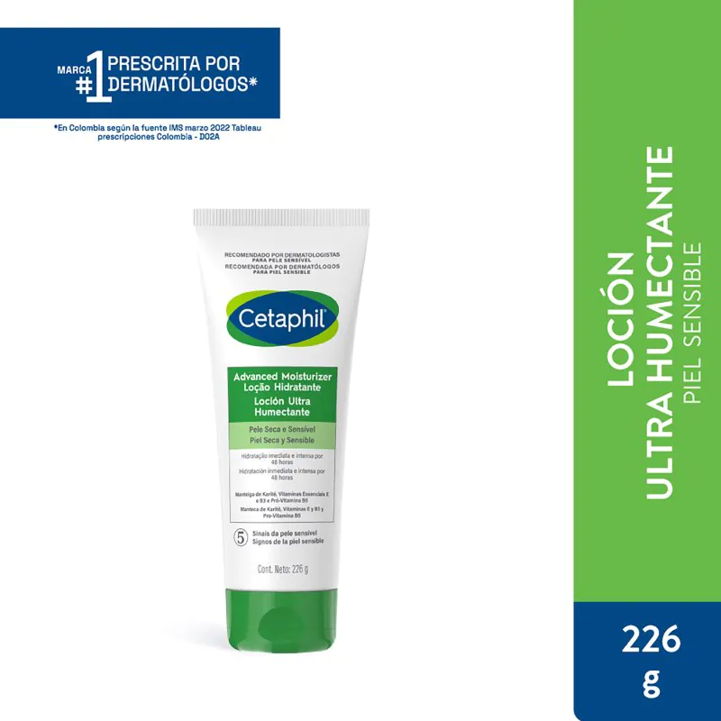 200018922 CETAPHIL LOCION ULTRA HUMECT.226 GR - Imagen 1