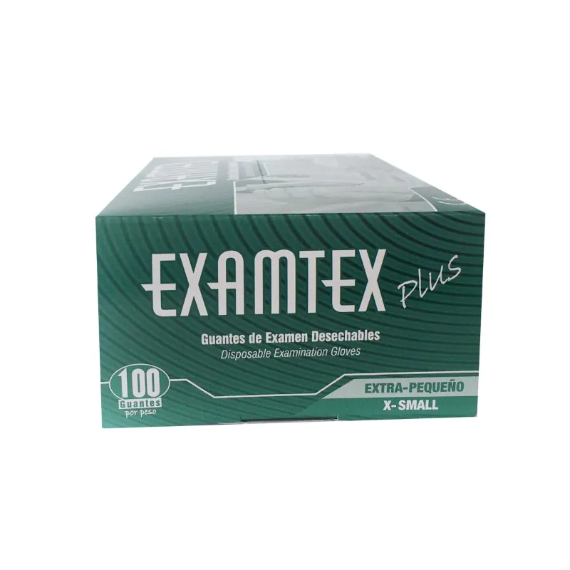 GUANTE EXAMTEX PROTEX 100 UND T.XS - Imagen 1