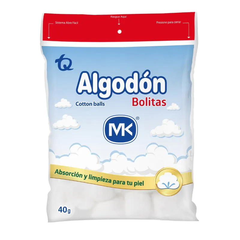 ALGODON POMOS 40 GR MK - Imagen 1