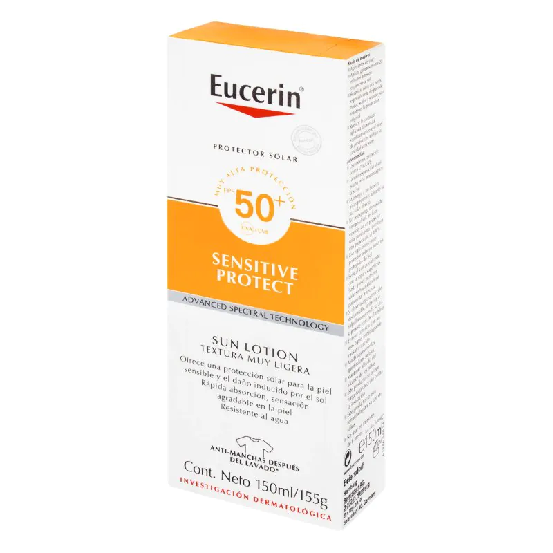 200020896 EUCERIN SOLAR SUN LOT FPS 50 150 ML - Imagen 1