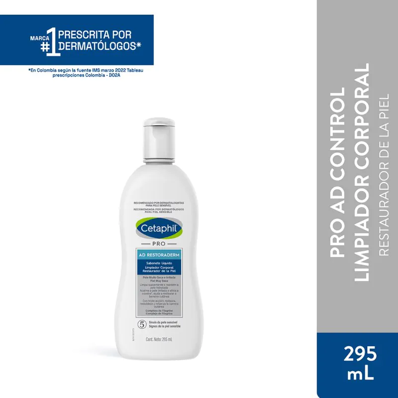 200024098 CETAPHIL RESTORADERM LIMPIADOR 295 ML - Imagen 1
