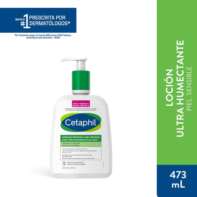 CETAPHIL LOCION ULTRA HUM.473 GR - Imagen 1
