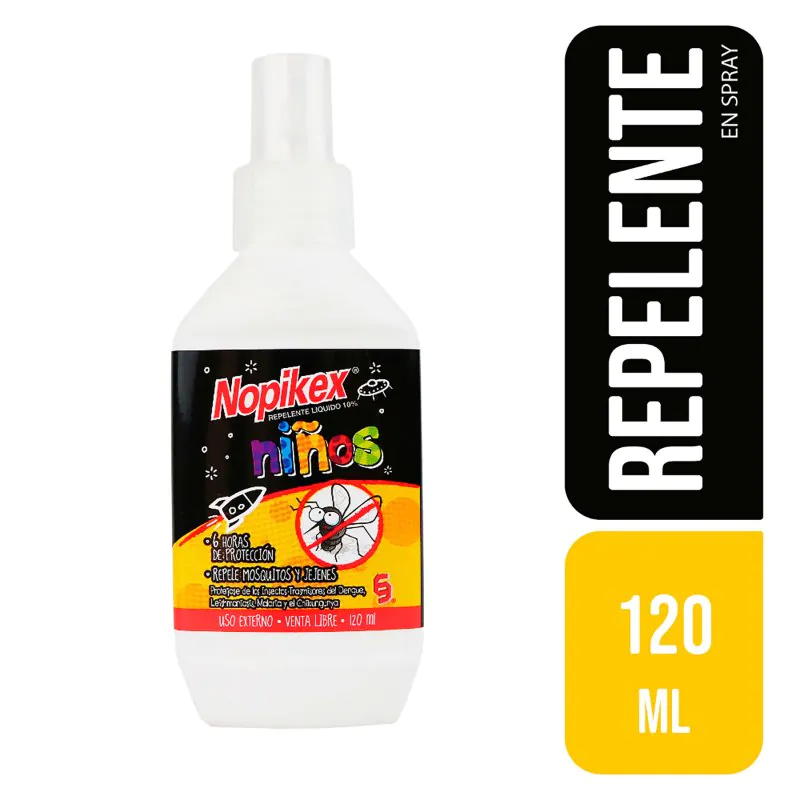 200024561 REPELENTE NOPIKEX NINOS SPRAY 120 ML - Imagen 1