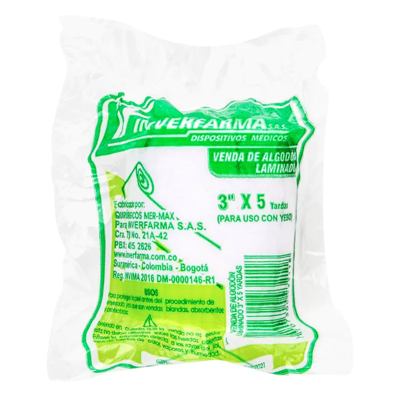 VENDA ALGODON LAMINADO 3X5 INVERFARMA - Imagen 1