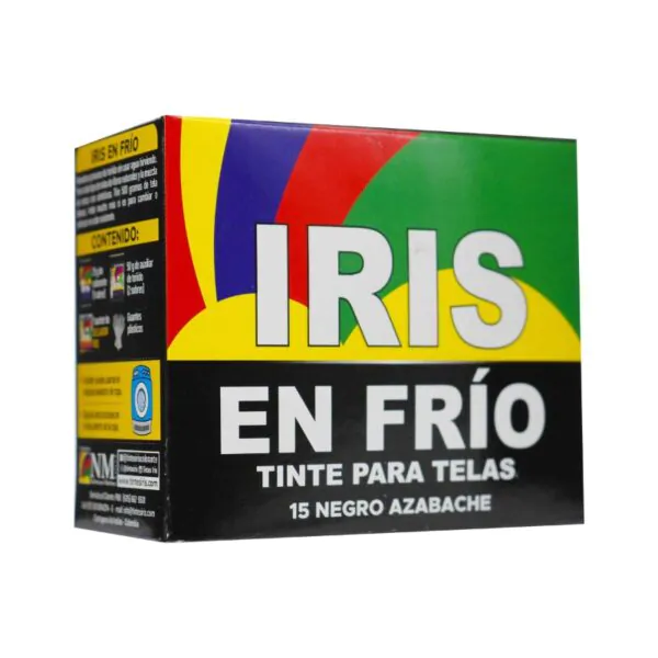 TINTE IRIS EN FRIO NEGRO AZABACHE 25 GR - Imagen 1