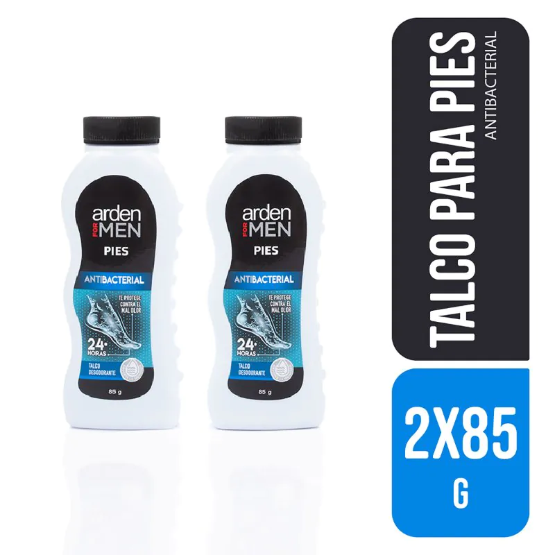 2 TALCOS ARDEN FOR MEN 85 GR P.E - Imagen 1