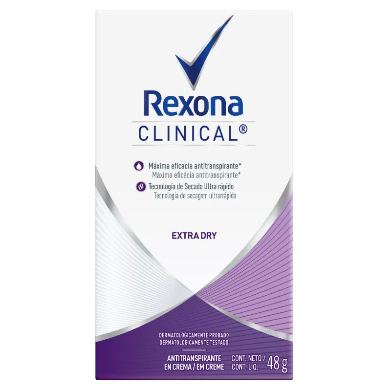 DTE.REXONA CLINI SOLID EXTRA DRY 48 GR M - Imagen 1