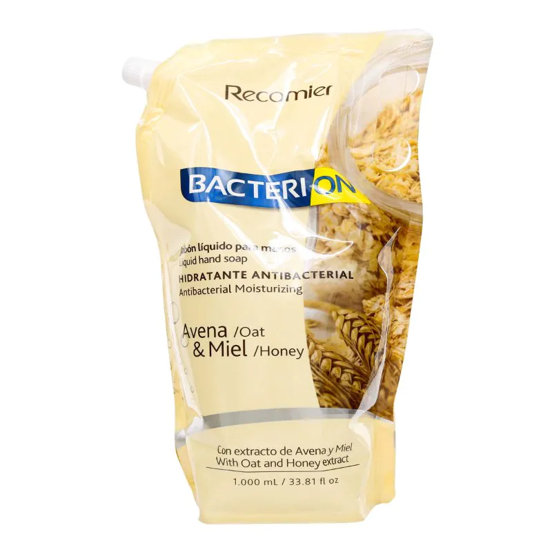 JABON BACTERION AVENA DOY PACK 1000 ML - Imagen 1