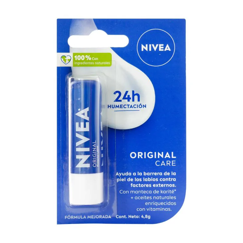 200032282 PROT.LABIAL NIVEA ORIGINAL CARE 4.8 GR - Imagen 1