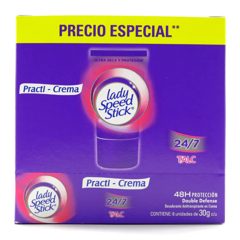 DTE.LADY S.S.TALC PR.CREMA 30GR - Imagen 1