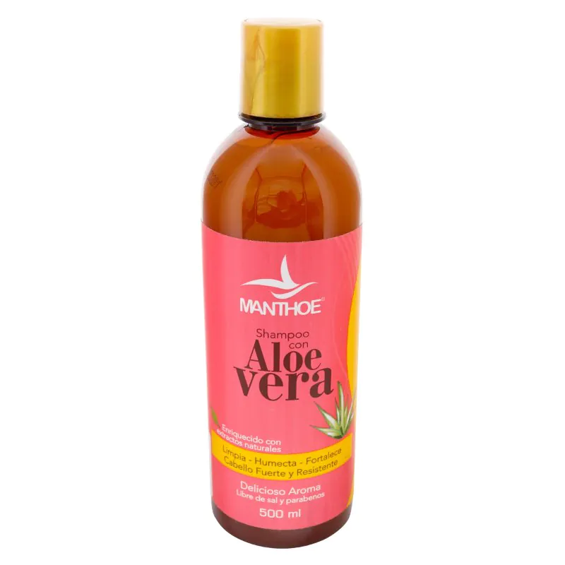 CHAMPU MANTHOE ALOE VERA 500 ML - Imagen 1