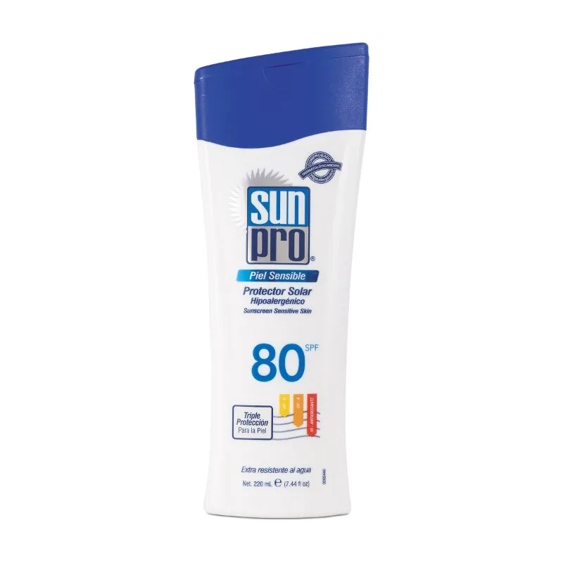 BLOQ.SUN PRO PIEL SENS.SPF 80 220 ML - Imagen 1