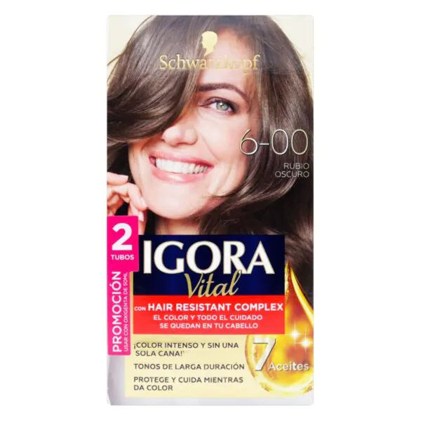 IGORA VITAL D.TUBO 6-00 RUBIO OSCURO - Imagen 1