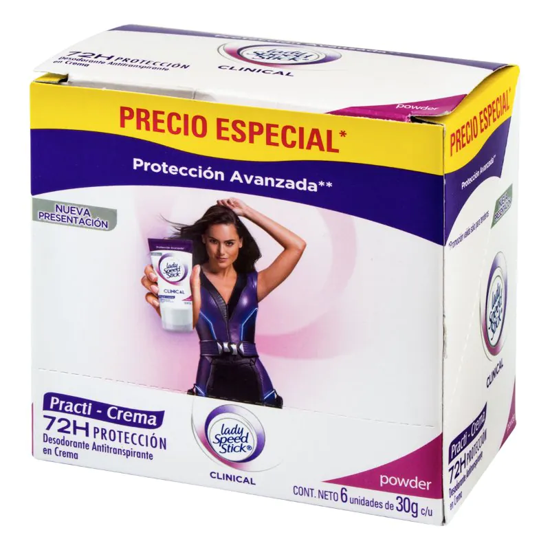 DTE.LADY S.S.CLIN.PR.CREMA 30GR 6UND P.E - Imagen 1