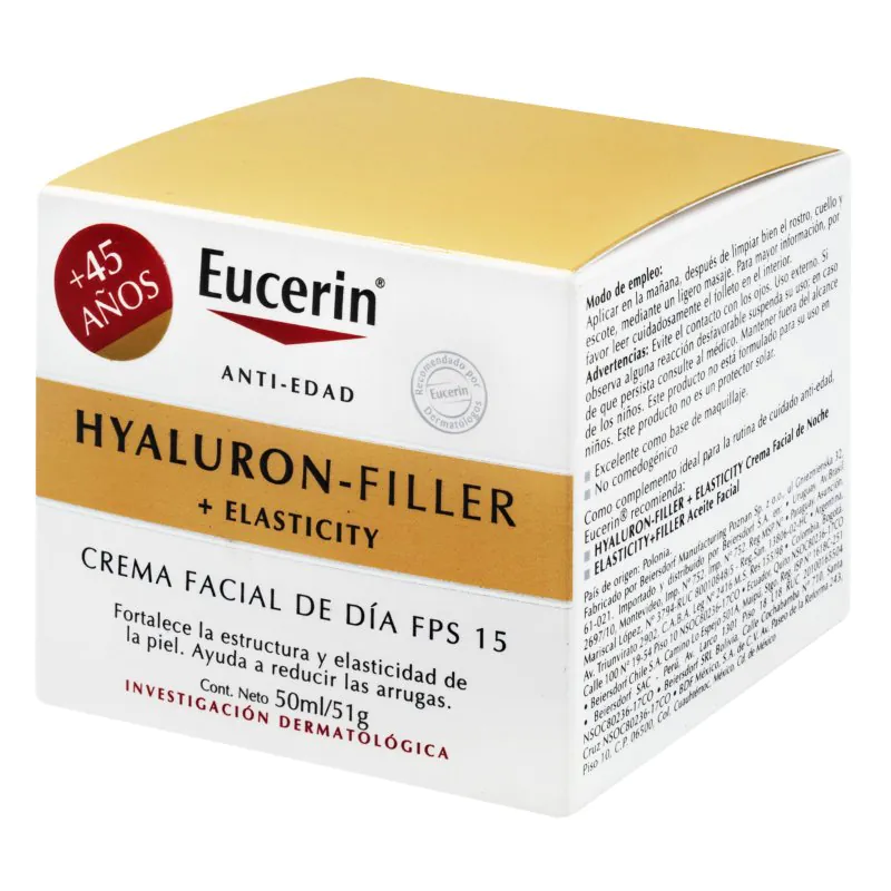 200037971 EUCERIN HYALU FIL.ELASTICI DIA 50ML - Imagen 1