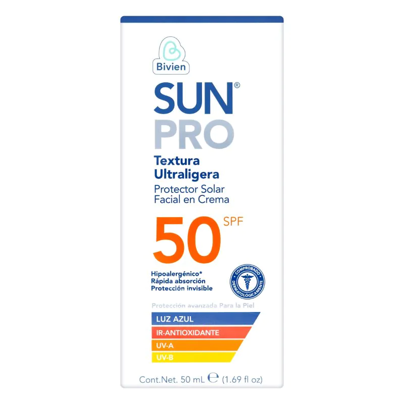 PROT.SOLAR SUN PRO SPF 50 50 ML - Imagen 1