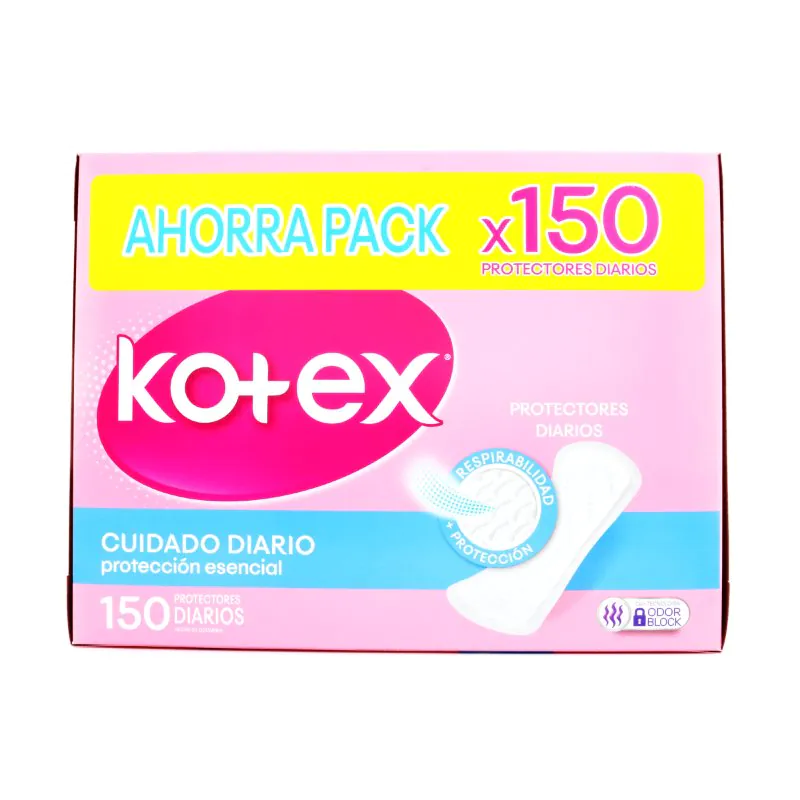 PROT.KOTEX CUIDA DIARIO BIG PACK 150 UND - Imagen 1