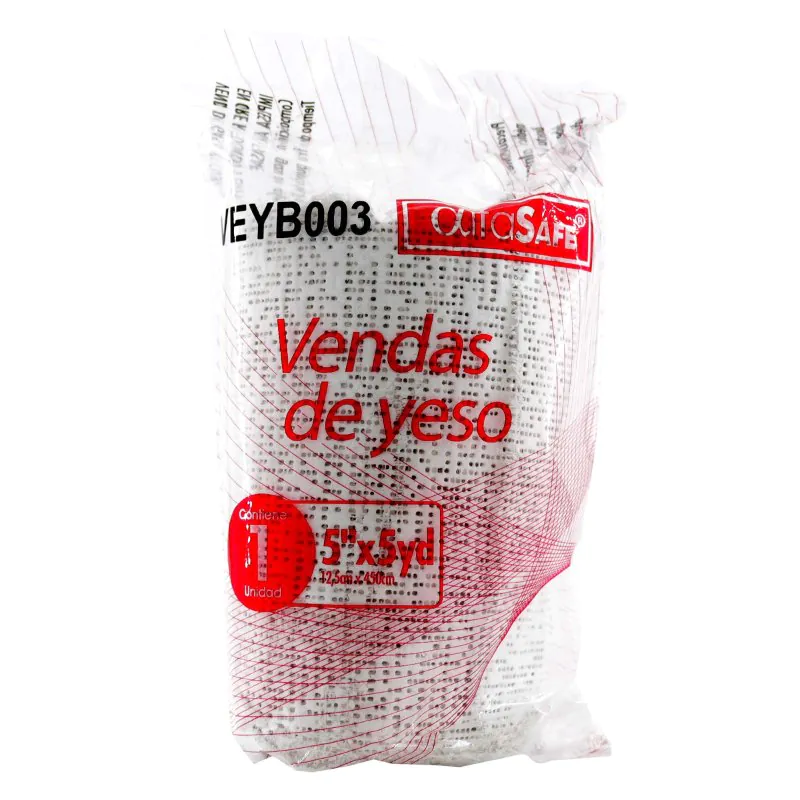 VENDAS YESO BLANCA ALFASAFE 5X5 - Imagen 1