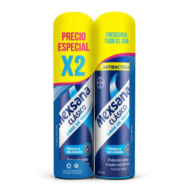 200039017 2 DTE.MEXSANA CLASICO SPRAY 260 ML. P.E. - Imagen 1