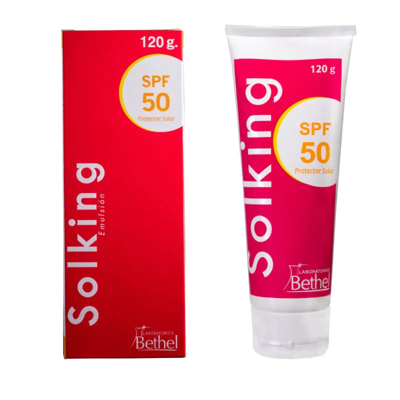 200039087 SOLKING EMULSION SPF50 120 GRAMOS - Imagen 1