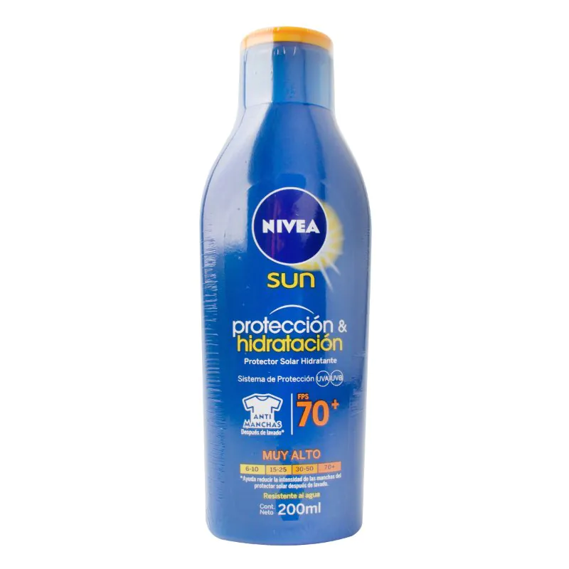 PROTEC.SOLAR NIVEA SUN FPS70 200 ML. - Imagen 1