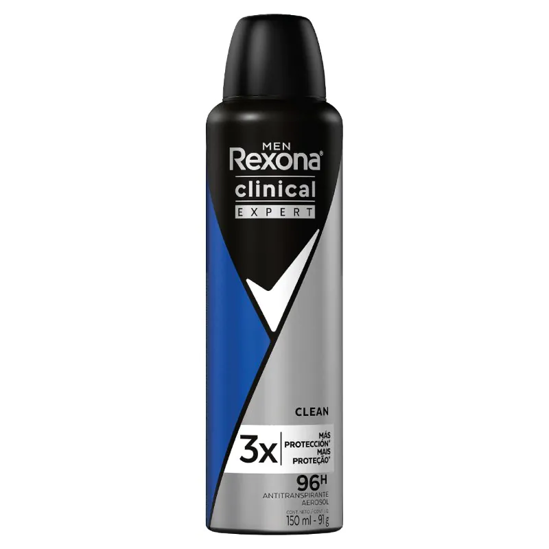 DTE.REXONA CLINIC.EXP.AERO. CLEAN 91GR H - Imagen 1