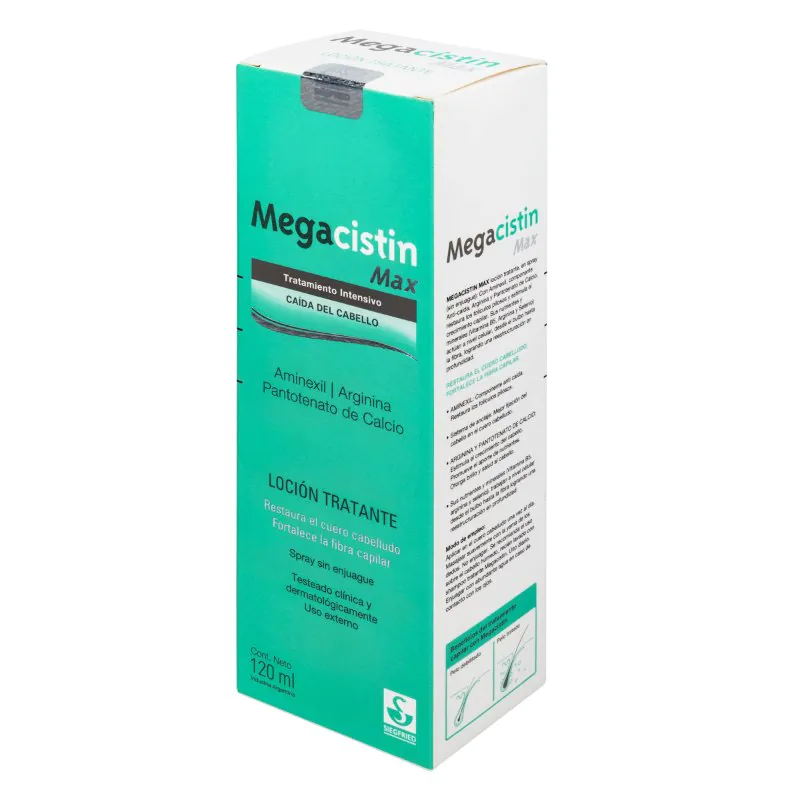 MEGACISTIN MAX LOCION 120 ML SIEGREF - Imagen 1