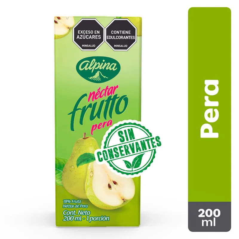 200040858 NECTAR ALPINA FRUTTO PERA 200ML - Imagen 1