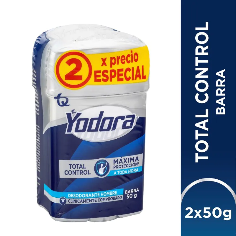 2 DTE YODORA BAR TOTA CONTROL 50GR P.E H - Imagen 1