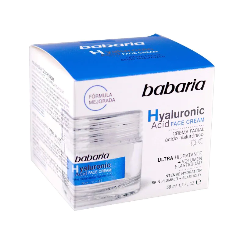 200042495 CREMA BABARIA FACIAL ACIDO HIAL.50 ML - Imagen 1