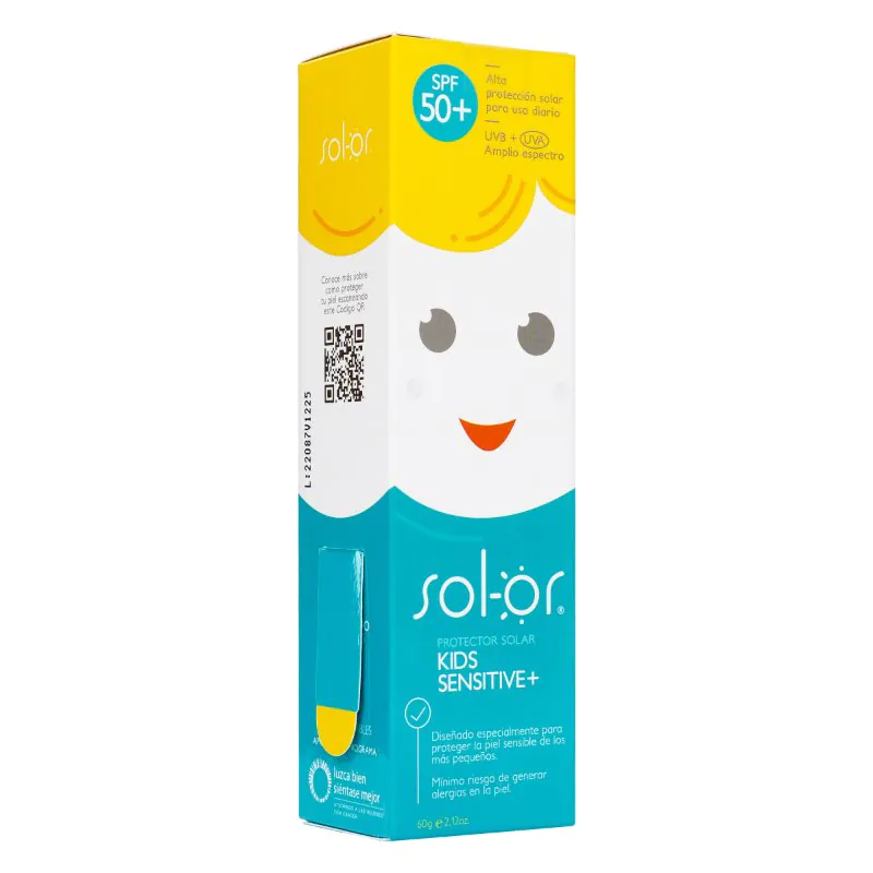 200042879 BLOQ SOL-OR KIDS TUBO 60 GRAMOS - Imagen 1