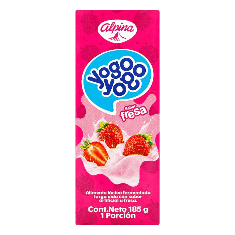 YOGO YOGO ALPINA FRESA 185 ML - Imagen 1