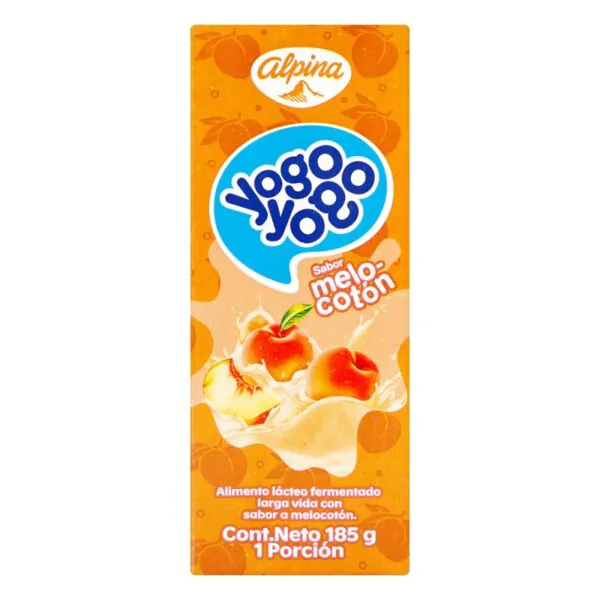 YOGO YOGO ALPINA MELOCOTON 185 ML - Imagen 1