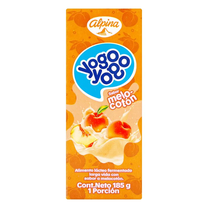 200043103 YOGO YOGO ALPINA MELOCOTON 185 ML - Imagen 1