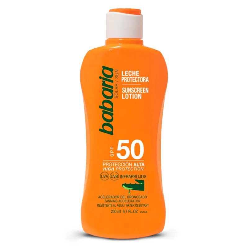 PROTEC.SOLAR BABARIA ALOE SPF50 200 ML - Imagen 1